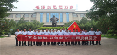 聯(lián)盛公司黨總支積極組織開(kāi)展“不負(fù)韶華、只爭(zhēng)朝夕”迎“七一”主題紅色教育活動(dòng)